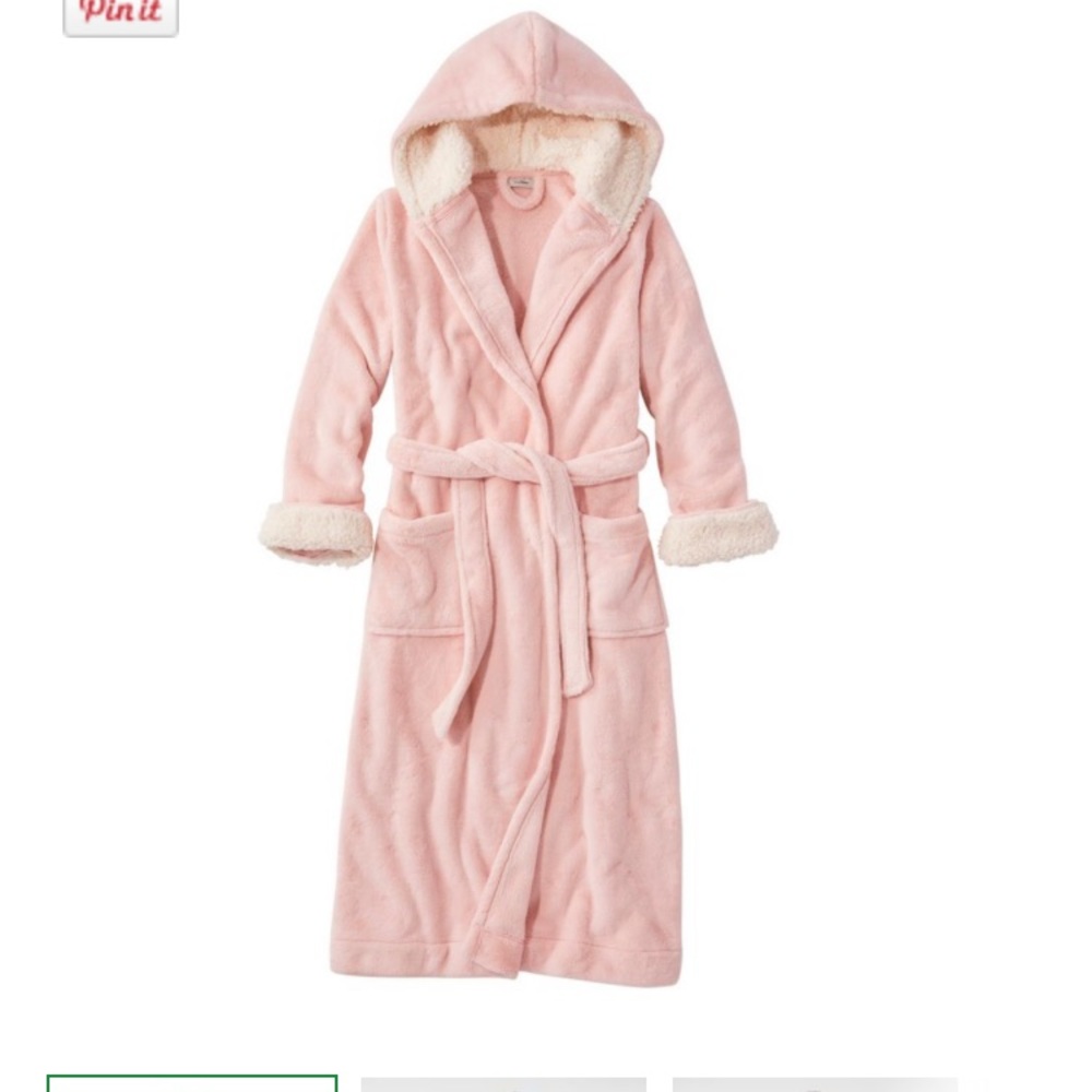 LL Bean XL cozy fleece robe